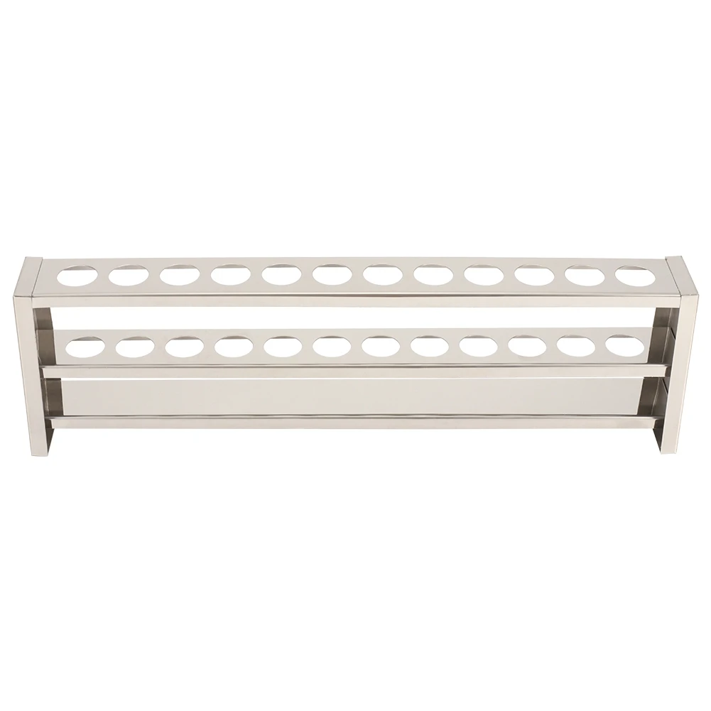 

12 Holes Stainless Steel Colorimetric Tube Holder Rack Centrifugation Test-tube Stand