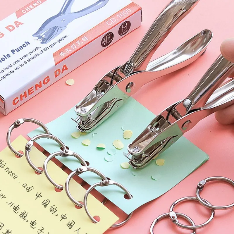

6mm Diameter Hole Puncher DIY Scrapbooking Album Paper Punch Tools Notebook Punches Cutter Korean Stationery Office Supplies