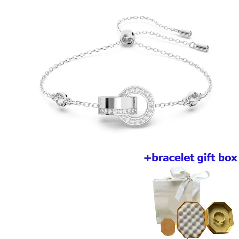 

High quality Hollow silver interlocking women's bracelet, enhancing temperament, beautiful and moving, free of shipping