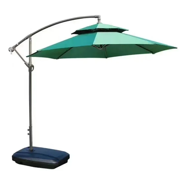 Large Banana Umbrella 2.7meter 3meter for Swimming Pool Garden Beach Patio Parasol with Custom Logo Printing Carton