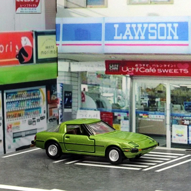 Фото TAKARA TOMY Tomica Mini Simulation Alloy Car Black Box TP29 Mazda RX-7 Спортивный автомобиль Детский маленький автомобиль Игрушечная модель Подарочная коллекция №4