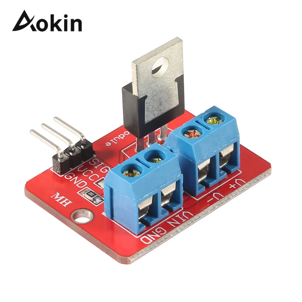 Верхняя кнопка Mosfet 0-24 В, стандартный модуль IRF520 для Arduino MCU ARM Raspberry pi