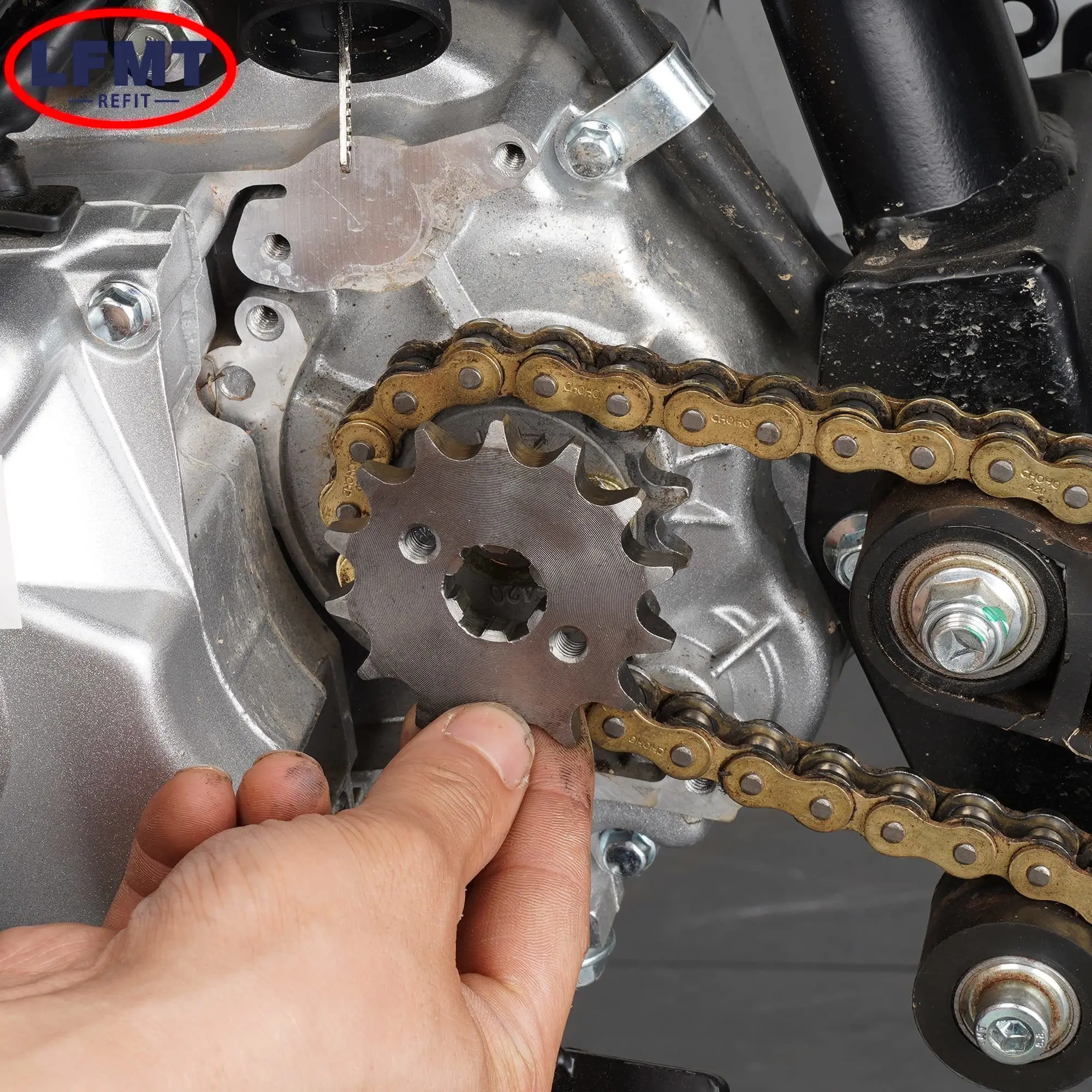530 # Передняя звездочка двигателя 20 мм 10T-19T для KAYO BSE SSR SDG Dirt Pit Bike ATV Quad Go Kart мопеда