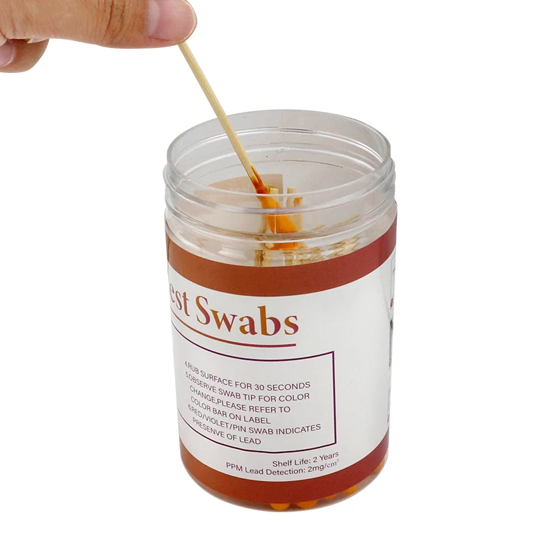 Поверхностная краска для тестирования свинца косметика тампон обнаружения