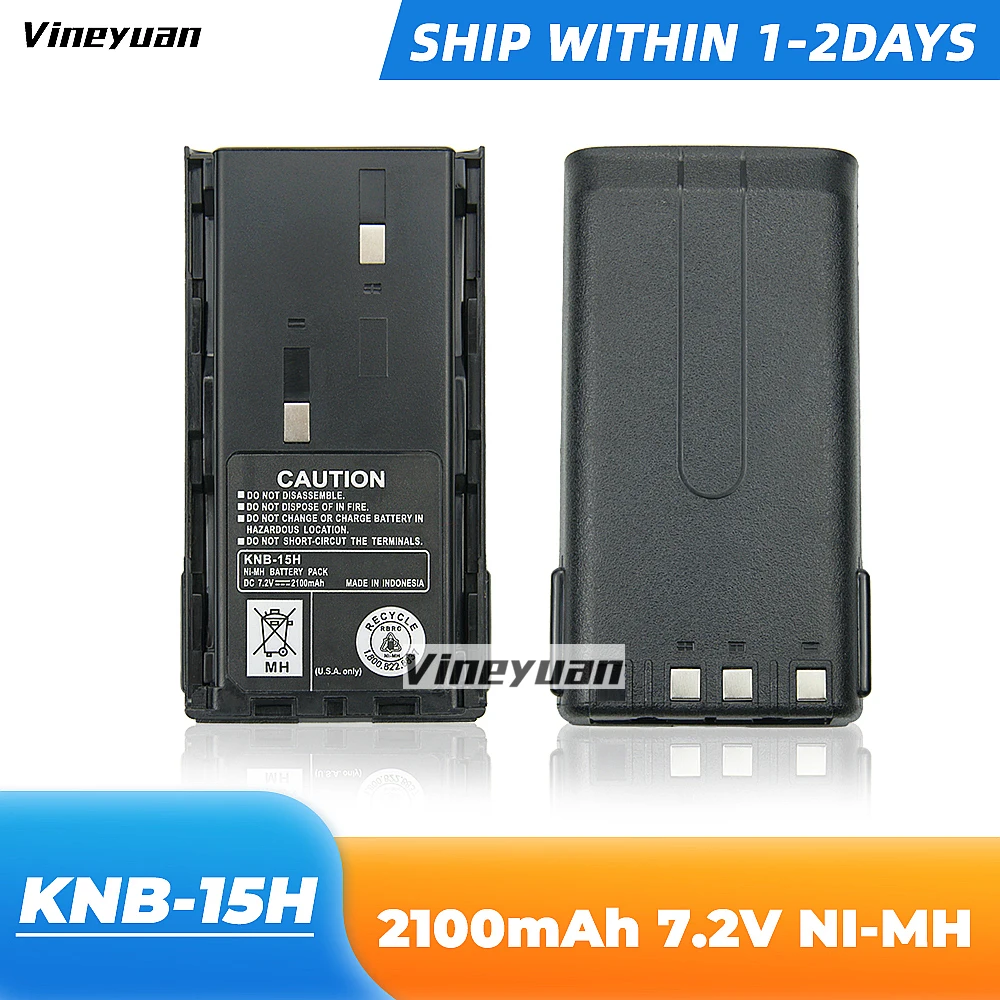 

KNB-15H 2100mAh Ni-MH Replacement Battery for Kenwood TK-260 TK-260G TK-2100 TK-360 TK-370G TK-3100 KNB-15A KNB-15 KNB-14 KNB-20