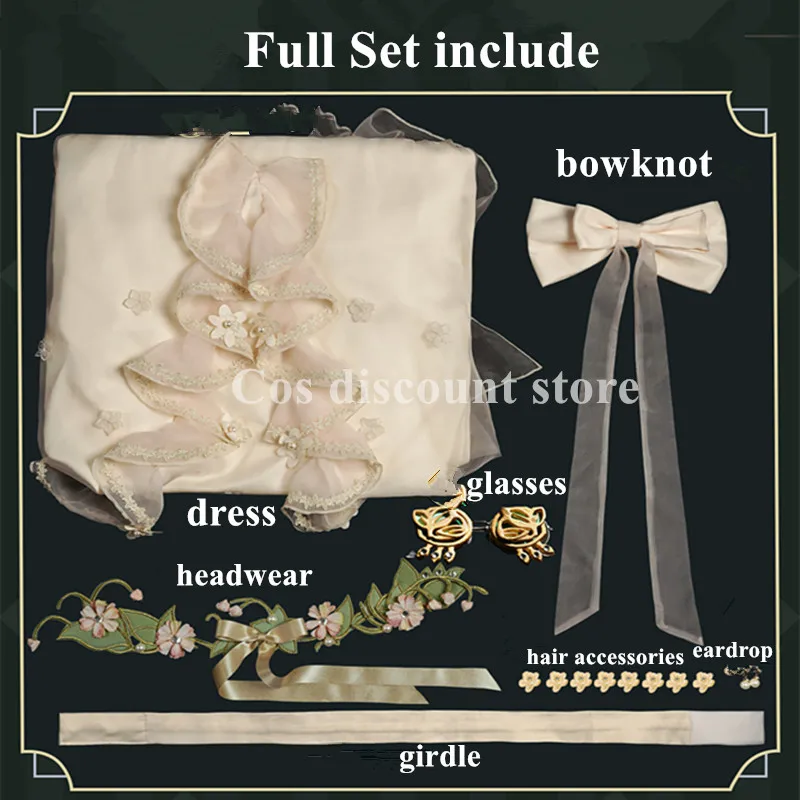 Новый костюм для косплея Eurydice маленьких девочек элегантное платье женщин и на