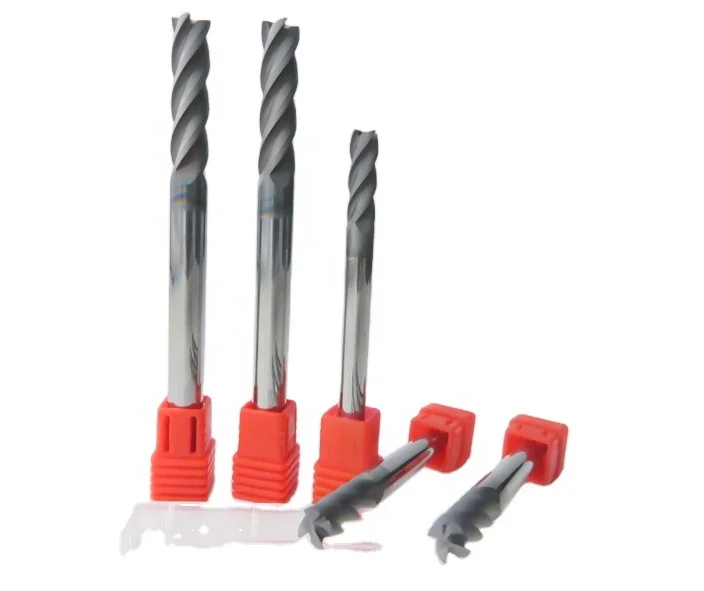 

4 flute radius Diamond coated carbide milling cutter for high speed machining center
