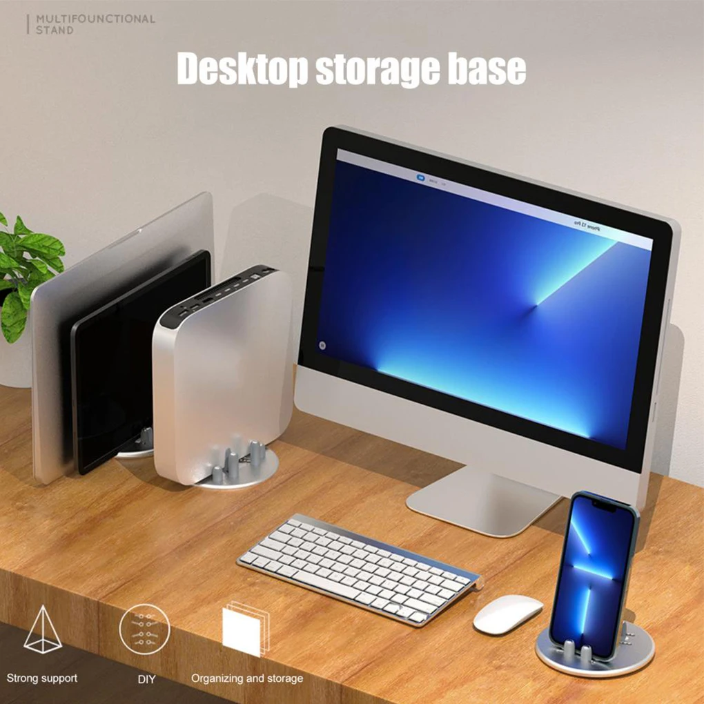 

Desktop Cellphone Stand Home Office Using Tabletop Holding Shelf Support Racks Universal Adjustable Storage Holder