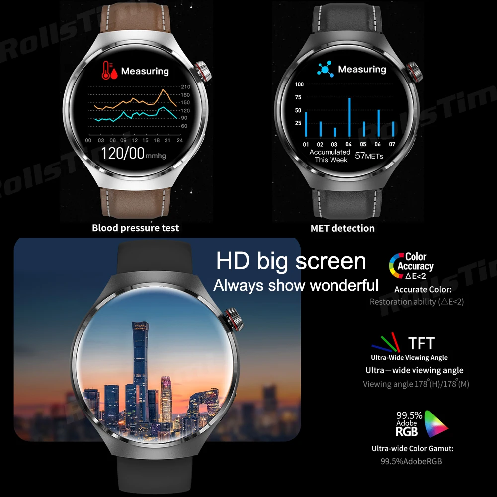 Мужские умные часы Bluetooth вызов 1 53 дюйма HD экран IP68 водонепроницаемые спортивные
