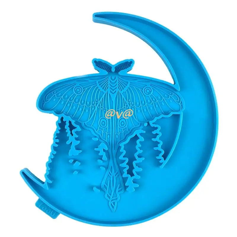 

Moon Butterfly Wall Ornaments Drop Glue Mold Diy Moon Butterfly Wall Pendant