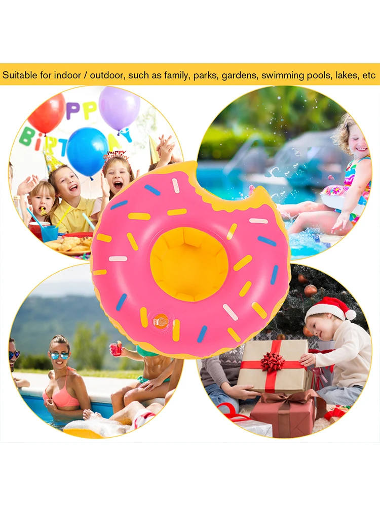 Красочный Мультяшный Держатель Для Стекла В Виде Пончика Экологически Чистая