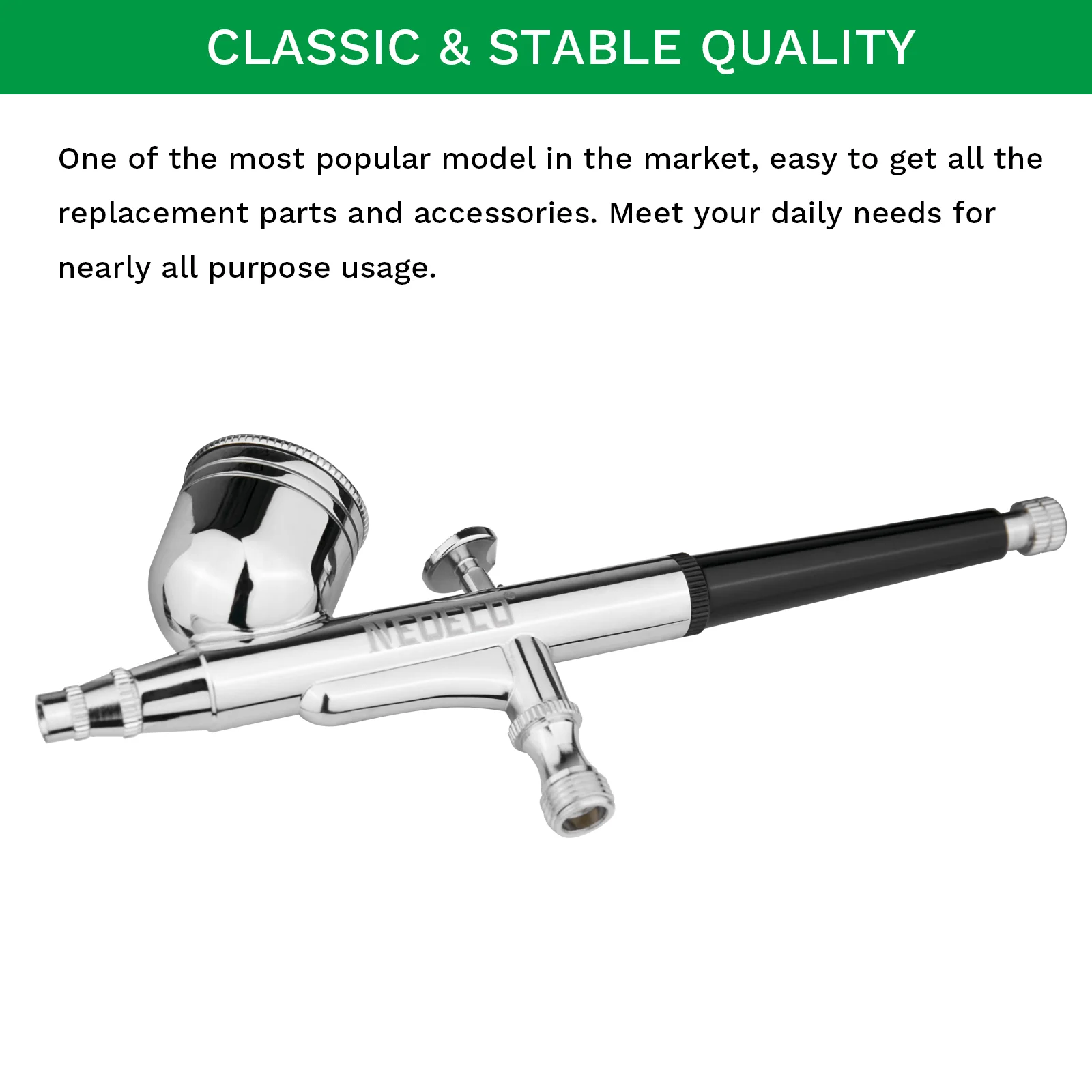 Мини-пистолет-распылитель NEOECO с гравитационной подачей двойного действия