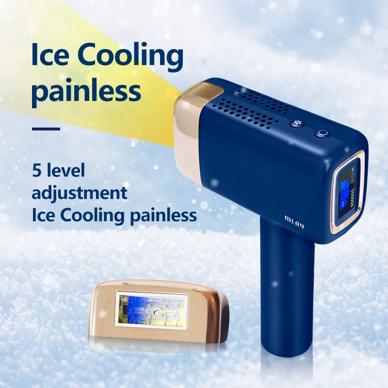 MLAY T14 Лазерная эпиляция IPL Лазерный эпилятор ICE Cold 500000 Flashes 3IN1Автомат для домашнего