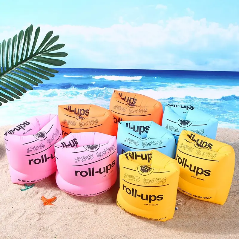 

Adult Kids Swimming Inflatable Arm Rings Portable Floating Circle Sleeves Pool Buoy Armbands Circles Floating Sleeves Armbands