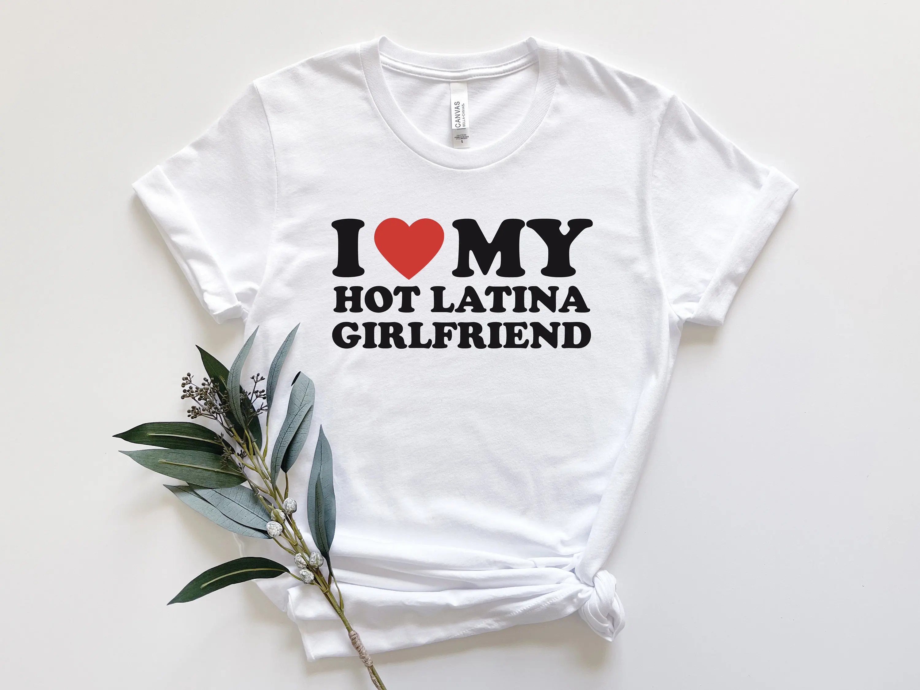 Футболки с надписью I Love My Hot Латина Girl