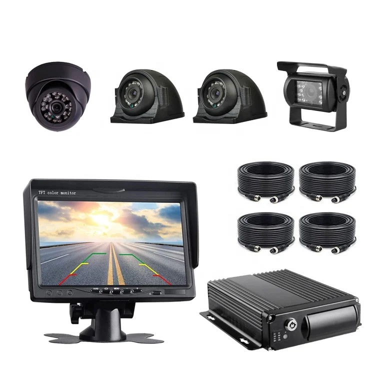 

Hot Selling Low Price 4CH 1080P FHD SD MDVR Kit Car CCTV System Support 360 AVM Car Video DVR Recorder