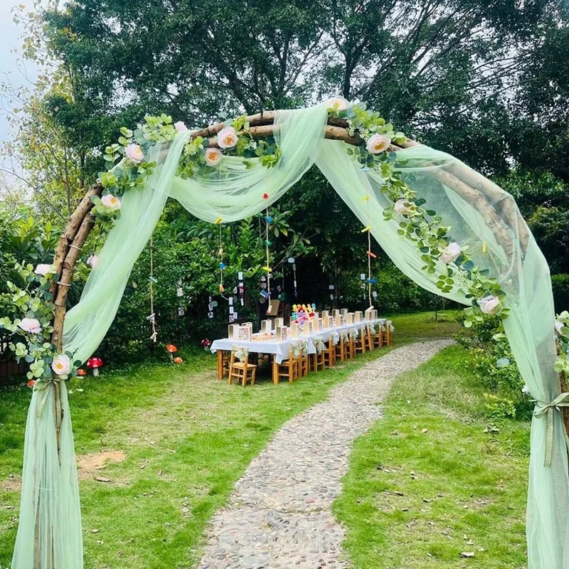 1x1 6 м DIY марлевая сетка фотообои занавеска драпировочная ткань москитная уличная