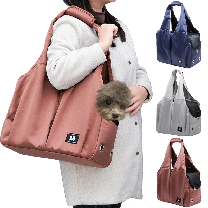 

Portable Pet Outdoor Travel Bag Grid Breathable Dog Cat Pet Backpack Shoulder Handbag Carrying Case Accessories