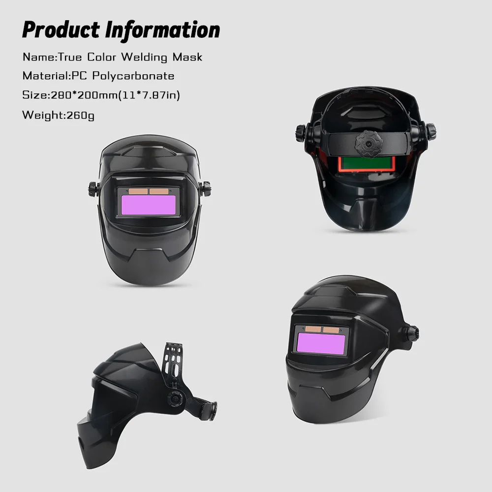 Variable Light Welding Helmet Solar Auto Darkenining Adjustment Mask Arc Weld Grind Cut Eye Protect Cap Dimming Glasses | Инструменты