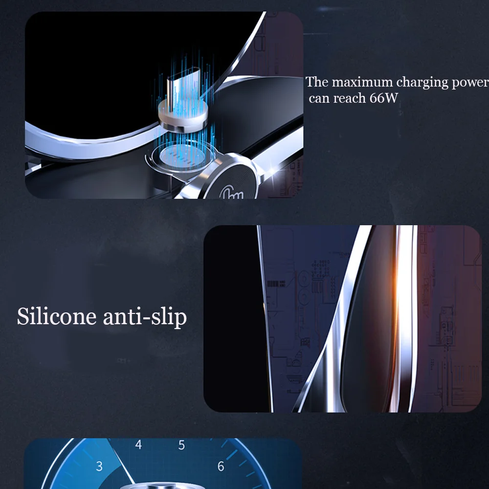 Автомобильный держатель для телефона 66 Вт BYD Yuan Up Pro EV 2024~2026 2025 беспроводная