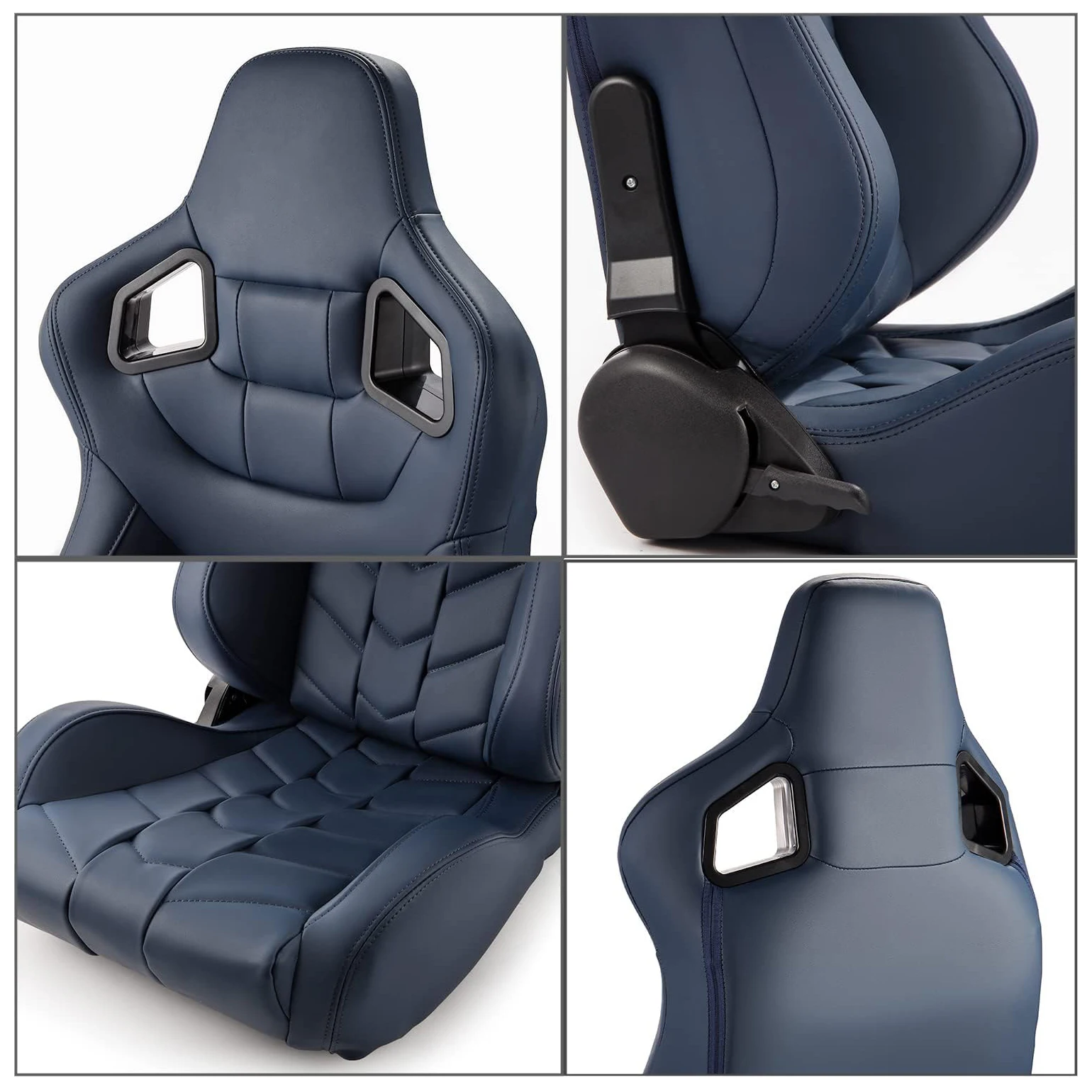 JIABEIR 9009 Синий высококачественный кожаный автомобиль игровая станция симулятор