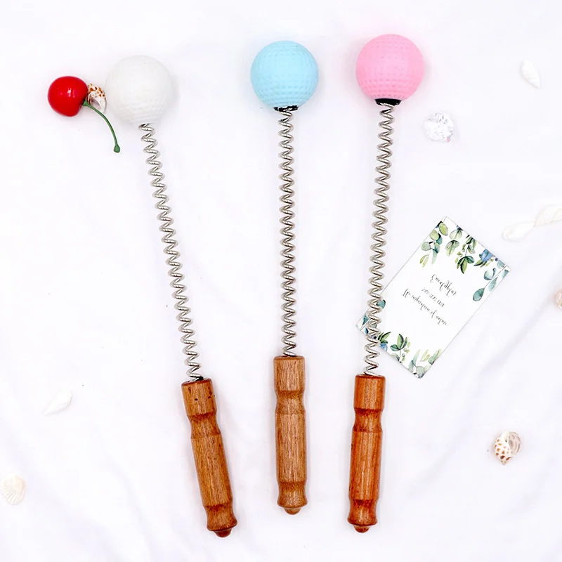 

1Pcs Golf Ball Massage Hammer Pain Reduce Fatigue Relief Body Stress Reliever Handle Massage Hammer Stick Health Care