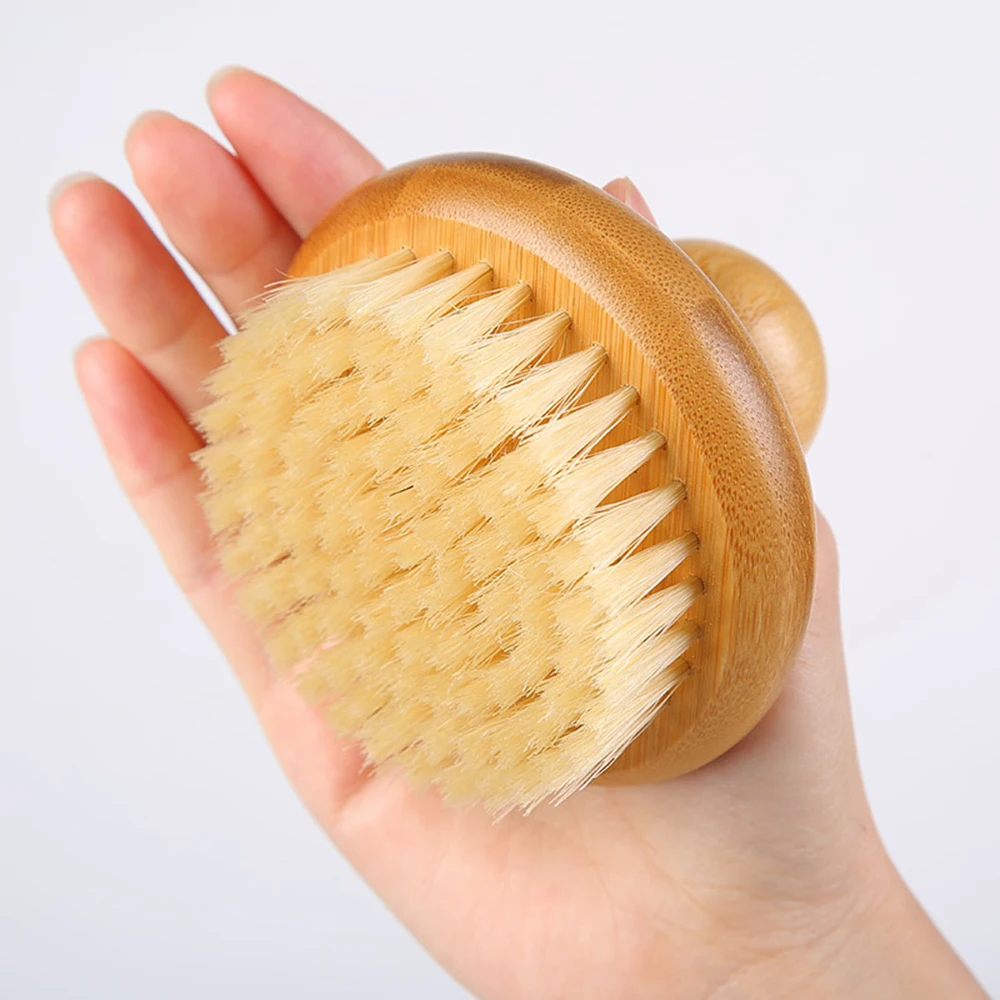 Круглая щетка для ванны Sisal отшелушивающая тела удаления омертвевшей кожи