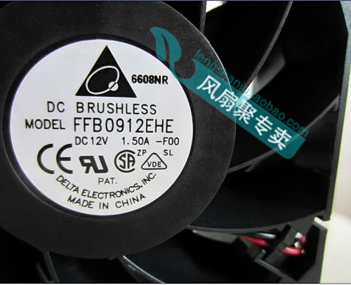 Оригинальный FFB0912EHE 9 см 9238 12V 1.50A 3-проводный измерительный вентилятор двойного