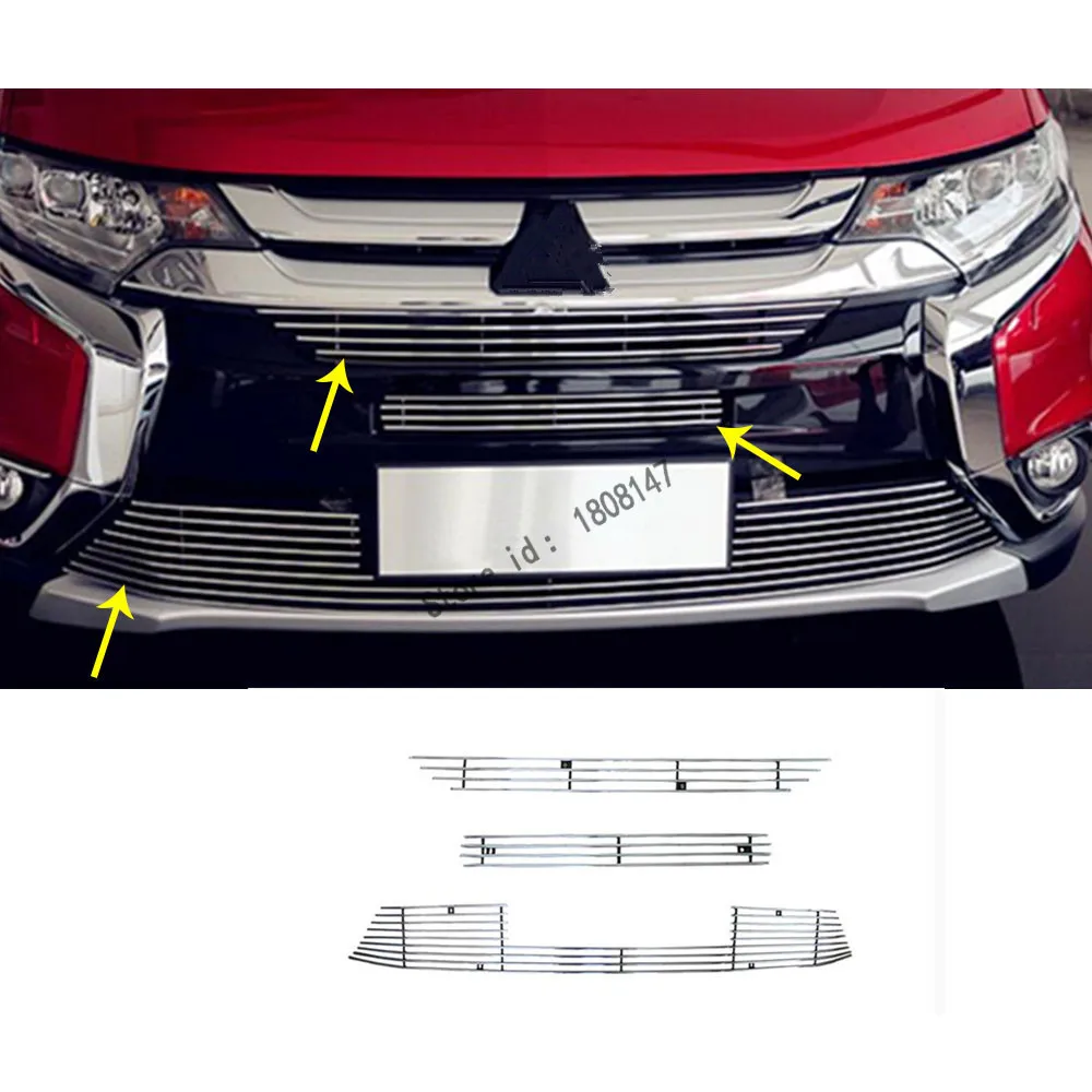 

Автомобильный Детектор защиты, металлическая отделка, решетка решетки для Mitsubishi Outlander 2016 2017 2018 2019 2020