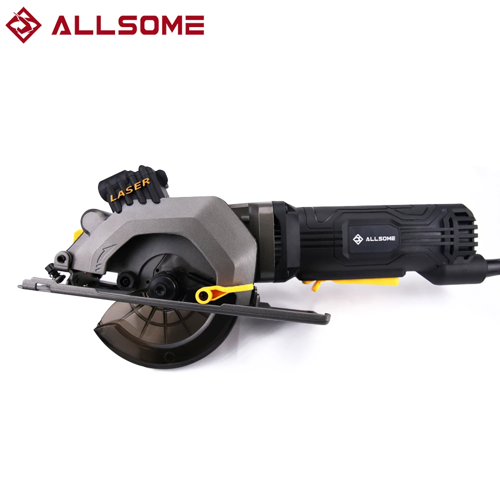 Пила циркулярная ALLSOME, 600 Вт, с прямым лазером