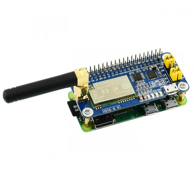 Фото Waveshare SX1262 915M LoRa HAT для Raspberry Pi, модуляция расширенного спектра, частотный диапазон 915 МГц №2