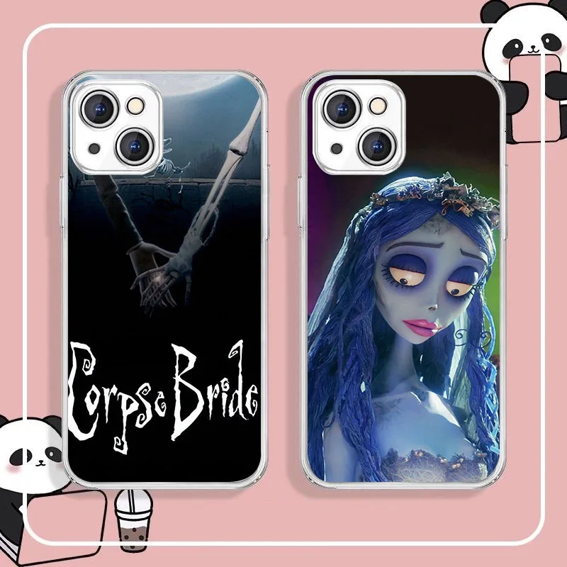 BK-11 Corpse Bride Silicone Case For Moto E20 E30 G24 G5 G5S E6 E6S E6i E7 E7i G10 Play GO Plus Power