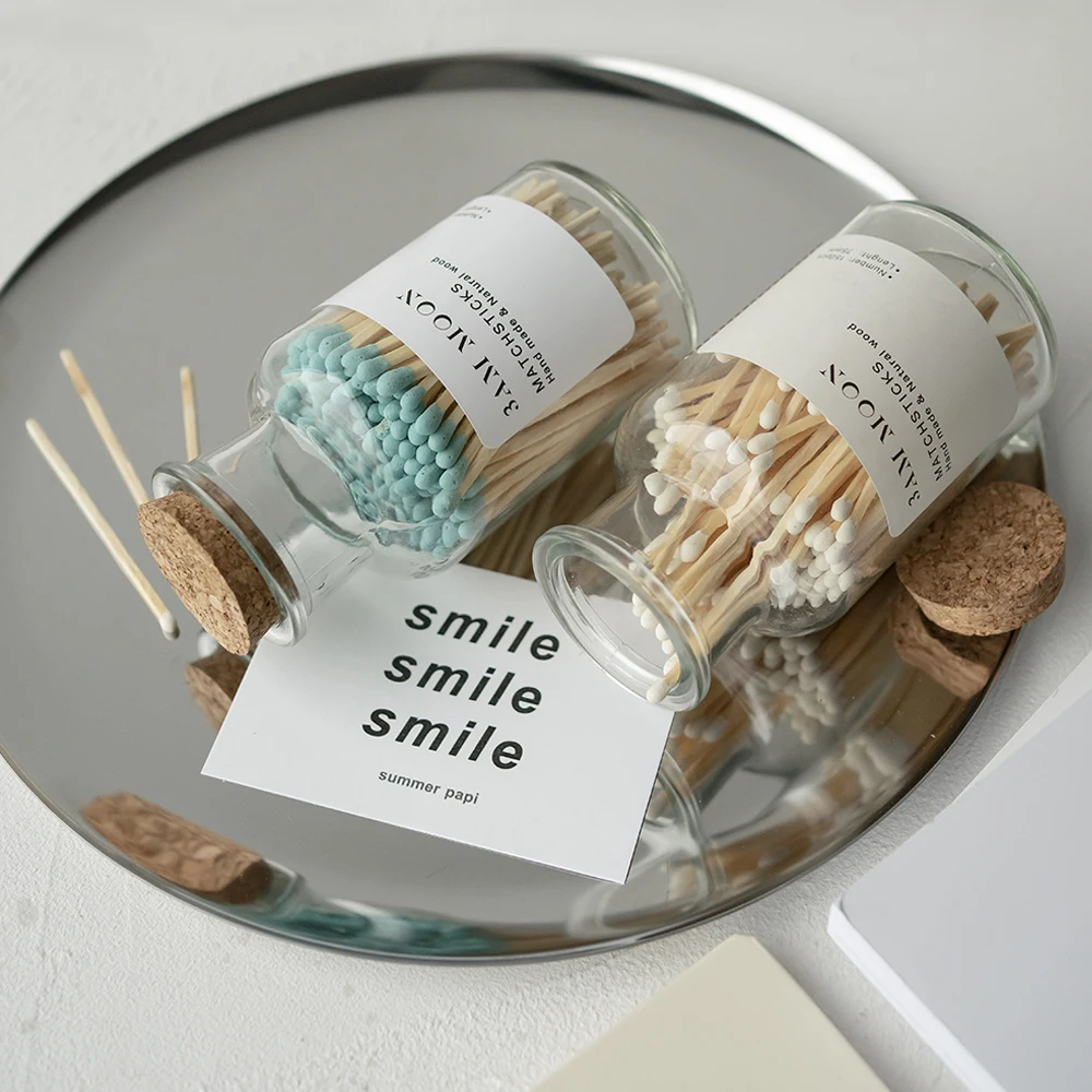 

Ароматизированная свеча 7,5 см, специальная длинная палочка, подходит для спичек сигар в скандинавском стиле, свечи для освещения, пробковая ...