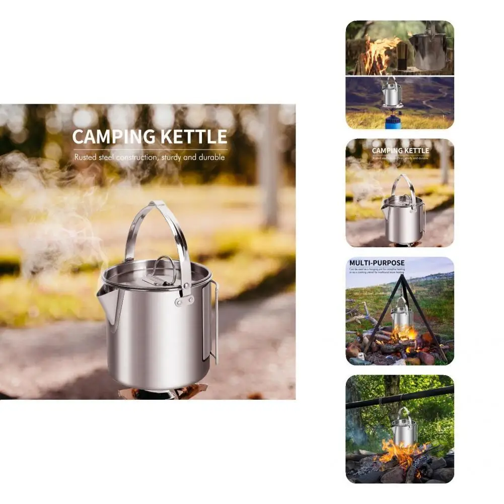 

Wear Resistant High Strength High Strength Camp Hanging Kettle for Hiking