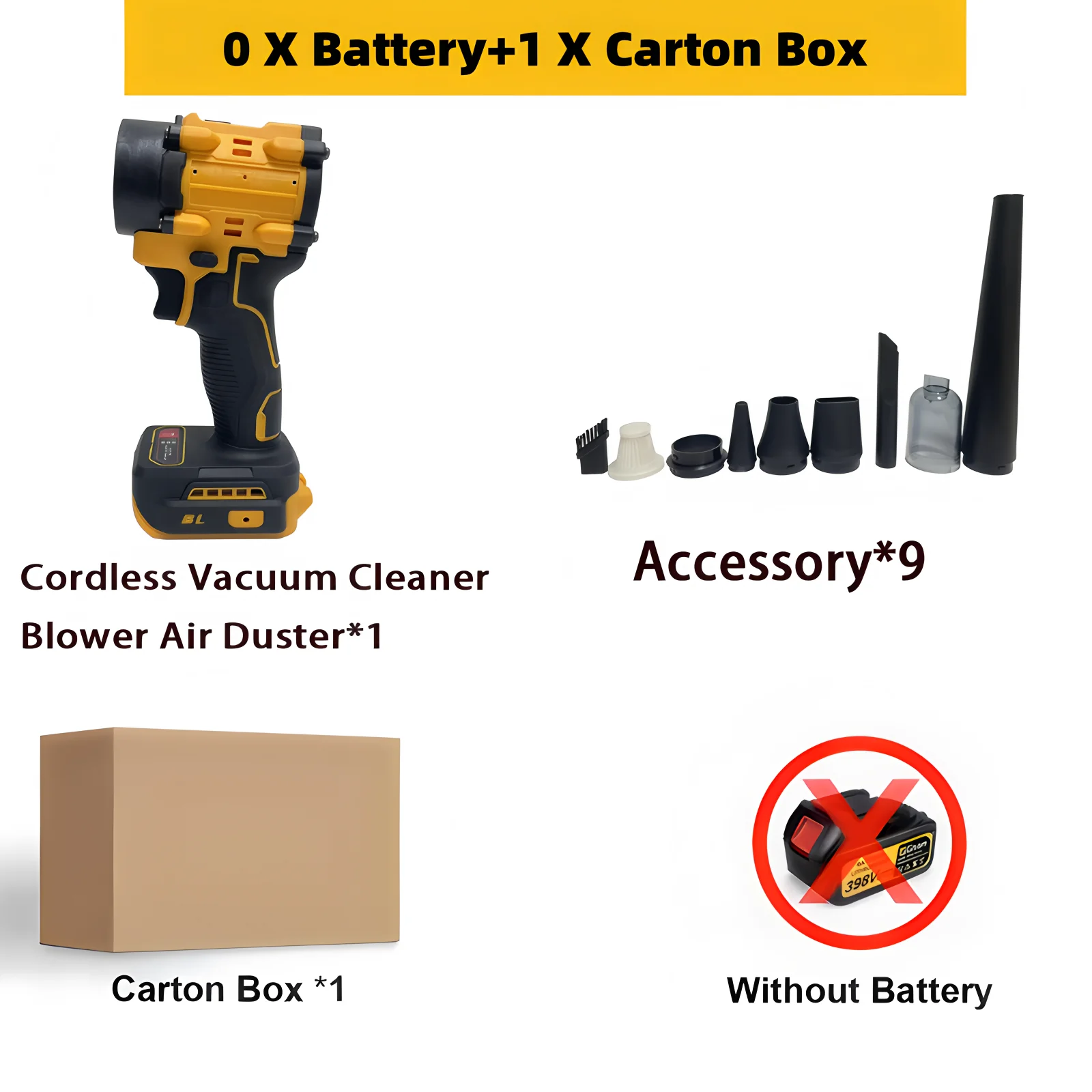 

Турбовентилятор XMSJ для аккумулятора DeWALT 20 В