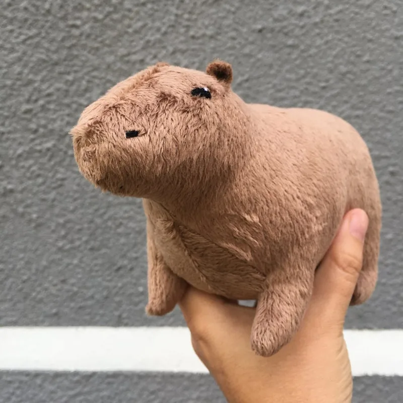 

18cm Fluffy Capybara Plush Doll Kawaii Capybara Stuffed Toy Simulation Stuffed Animals Kids Juguetes Birthday Gift Home Decor