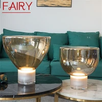 fairy modern table lamp nordic simple glass desk light led living room study home decor bedside