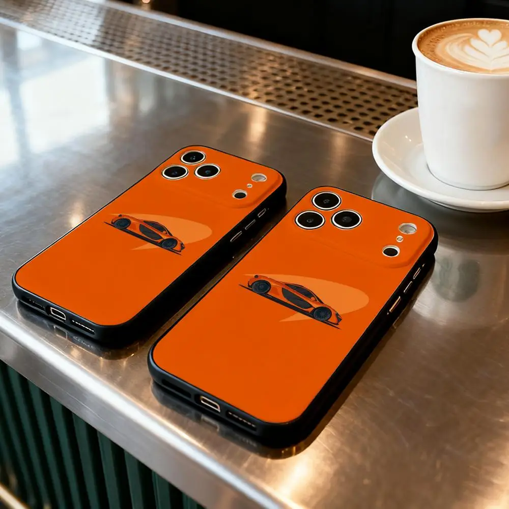 Фото Чехол M-McLarenes для iPhone 17 16 15 14 13 12 11 Pro Max Plus Air Mini, мягкий, черный №2
