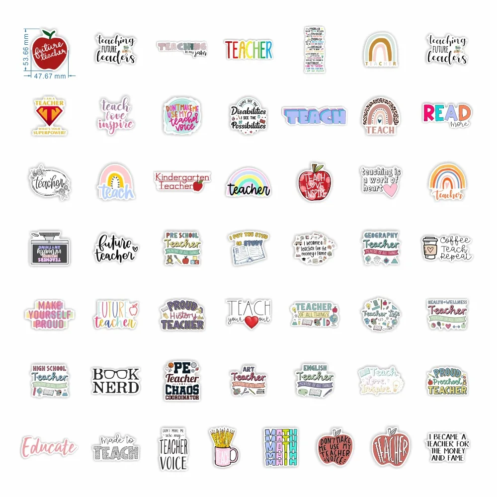 Наклейки для ноутбука велосипеда гитары скейтборда 10/30/50 шт.