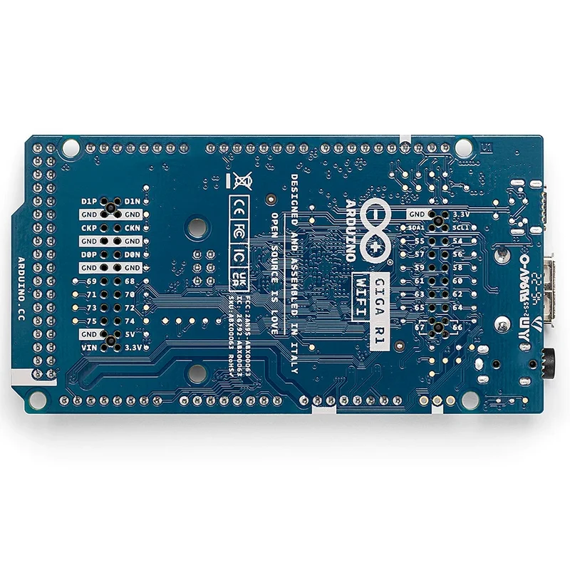 Фото Макетная плата Arduino GIGA R1 WiFi ABX00063 STM32H747XIH6 Arm MCU, итальянская импортная Новая оригинальная аутентичная №4