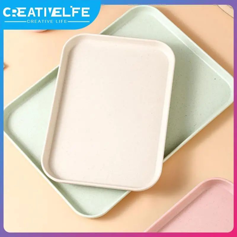 

Nordic Storage Tray Rectangular Coffee Table Tea Cup Storage Plate Tray Containers Snack Fruit Plate Jewelry Storage Home Decor