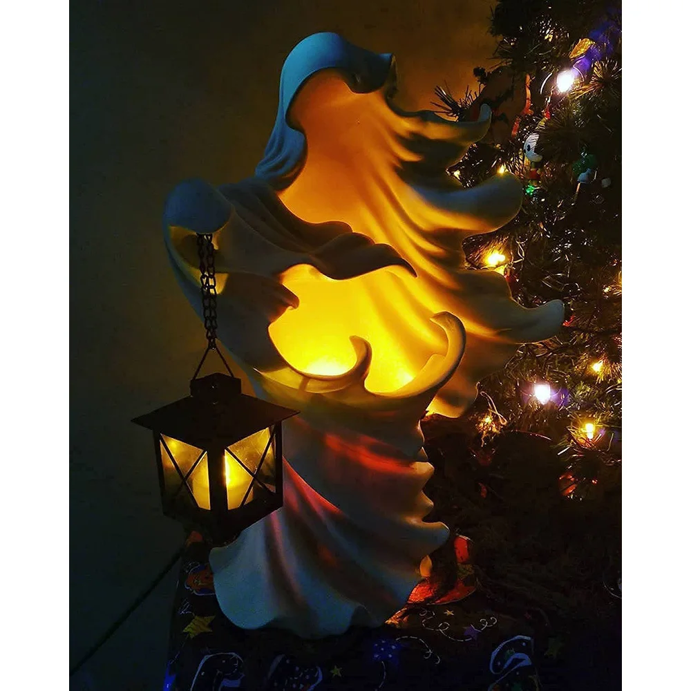 

Halloween Hellbrill Ghosts Take Life Out of Lights Solar LED Lights Scary Wind Home Decor