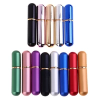 5ml colored aluminum nasal inhaler with high quality white cotton wicks aromatherapy metal inhaler for essential oils