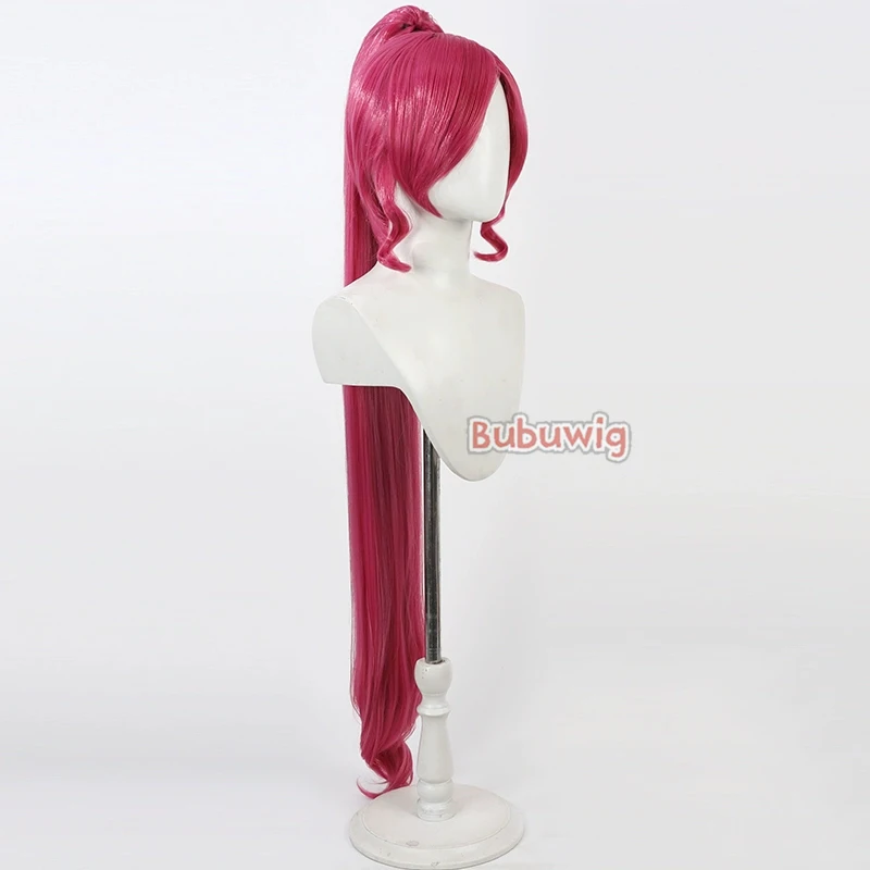 Bubuwig синтетические волосы Hanasaki Tsubomi парики для косплея Futari wa Pretty Cure Blossom 100 см