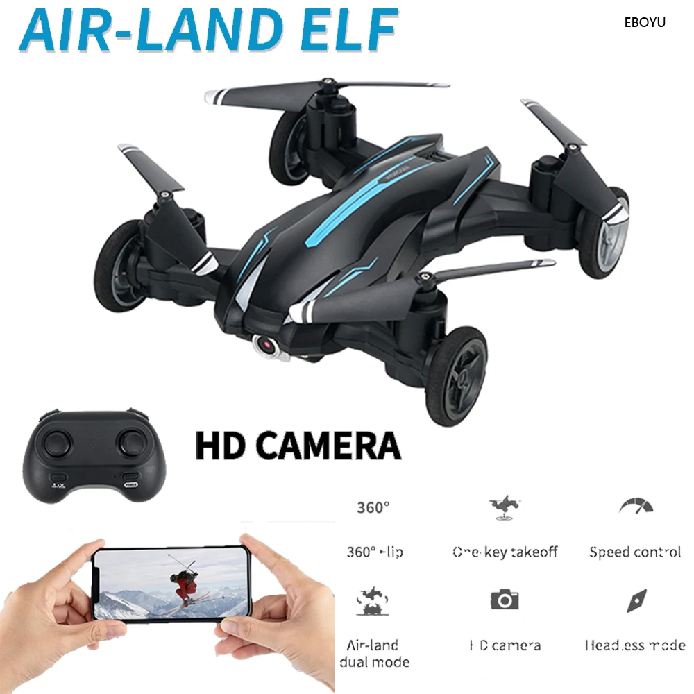 With Wifi Fpv 8k Hd Camera Rc Quadcopter Drone Altitude Hold One-key Return Rtf