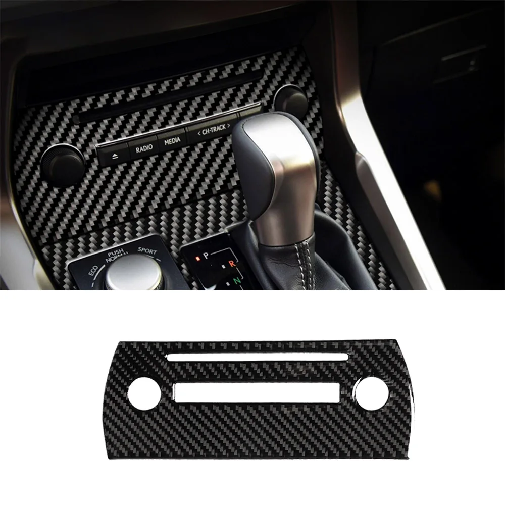 

Для Lexus NX 200 200T 300H 2014-2019 украшение интерьера автомобиля из углеродного волокна CD Панель рамка декоративная наклейка стикер Обложка 자용용용용
