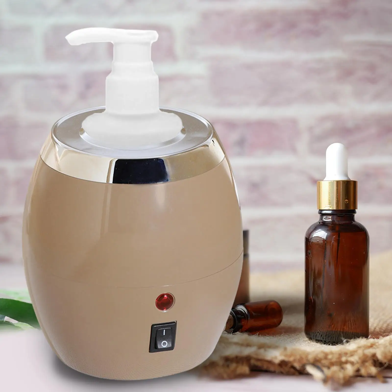 

Single Bottle Oil/Lotion Bottle Warmer Aluminum Alloy Inner Tank for Men Women Massage Bottle Oil Lotion Warmer Fragrances