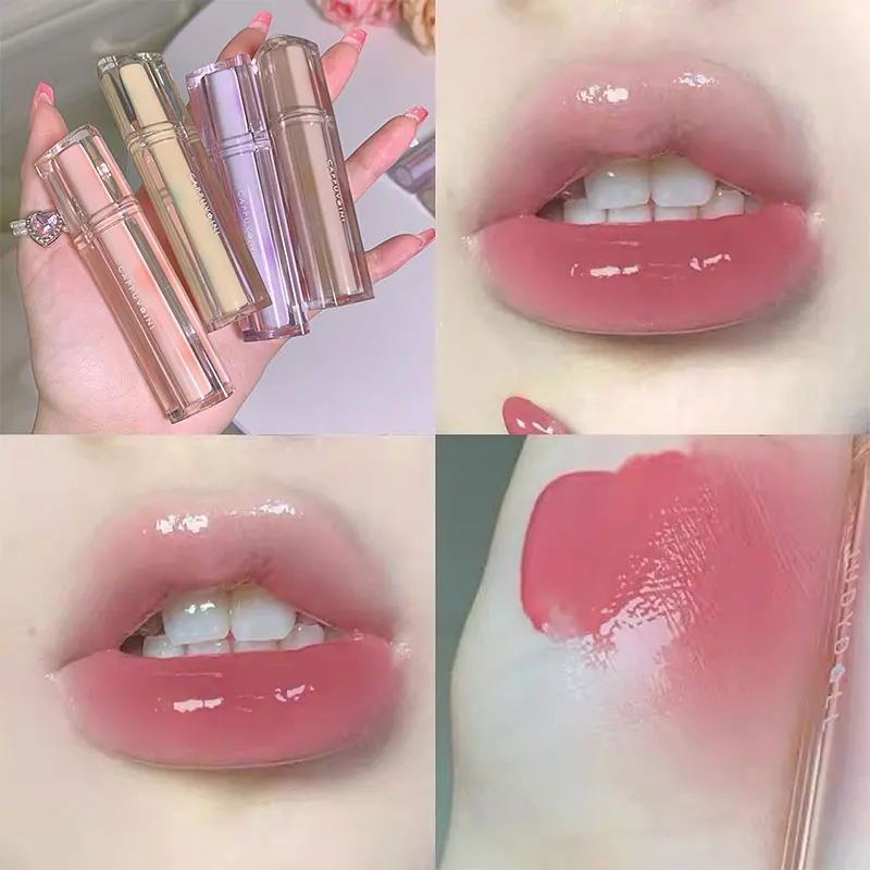 

8 Colors Moisturizing Lip Gloss Crystal Jelly Oil Lip Tint Long-lasting Waterproof Lipstick Lips Plumper Extreme Korean Makeup