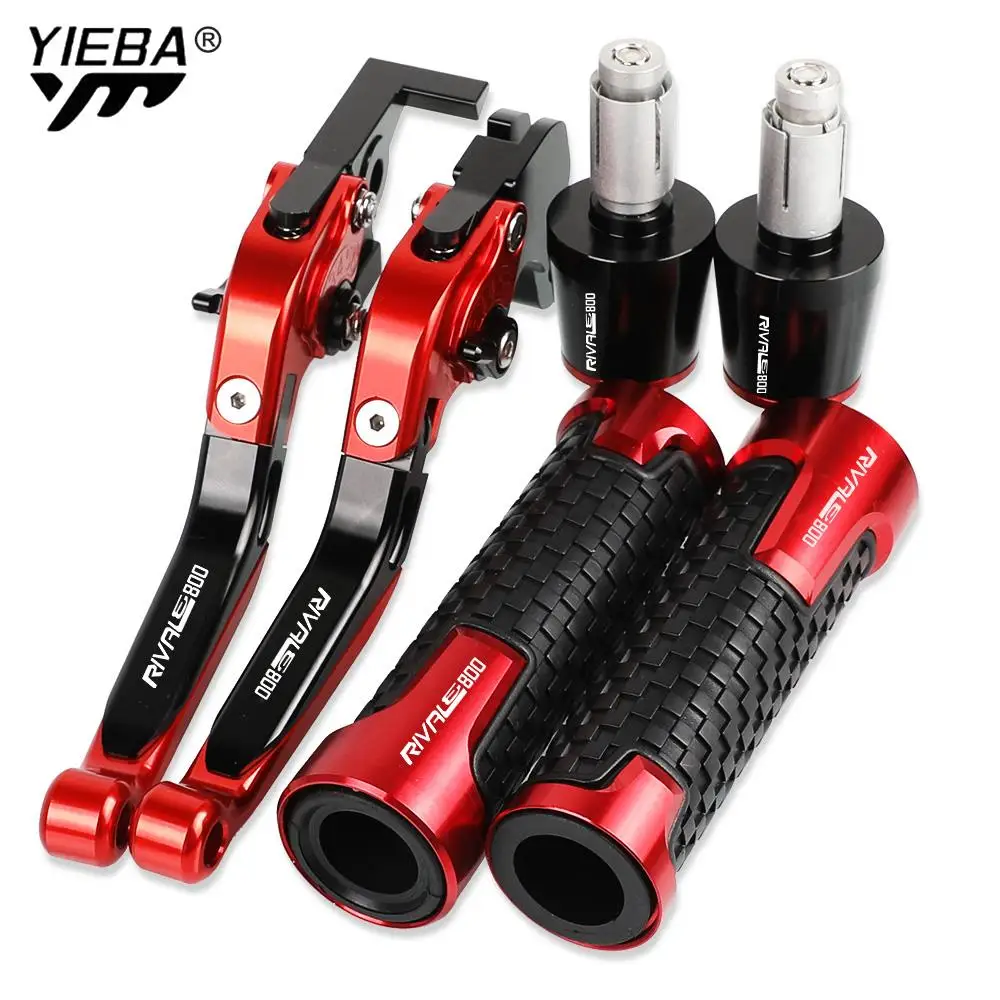 

Rivale 800 Motorcycle Aluminum Brake Clutch Levers Handlebar Hand Grips ends For MV AGUSTA Rivale800 2013 2014 2015 2016