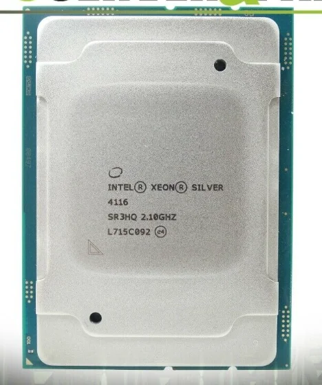 

Original Xeon SILVER 4116 SR3HQ SILVER4116 Processor 16.5M Cache 2.10GHz 12-cores 85W LGA3647 CPU free shipping